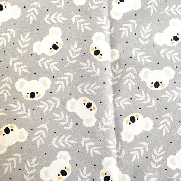 Waterproof Fabric - Koala Pattern (0.5 Metre)