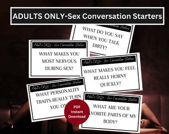 Démarreurs de conversations sexuelles en couple pour adultes Jeu | Couples Conversation Sexuelle Jeu | Jeux pour couples coquins | Jeux Coquins | Jeux de société pour adultes