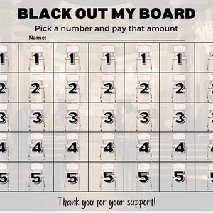 Church Fundraiser Calendar | Pick a Date Fundraiser | Church Fundraiser | Church Calendar | Fundraising Calendar | Charity Raffle Calendar