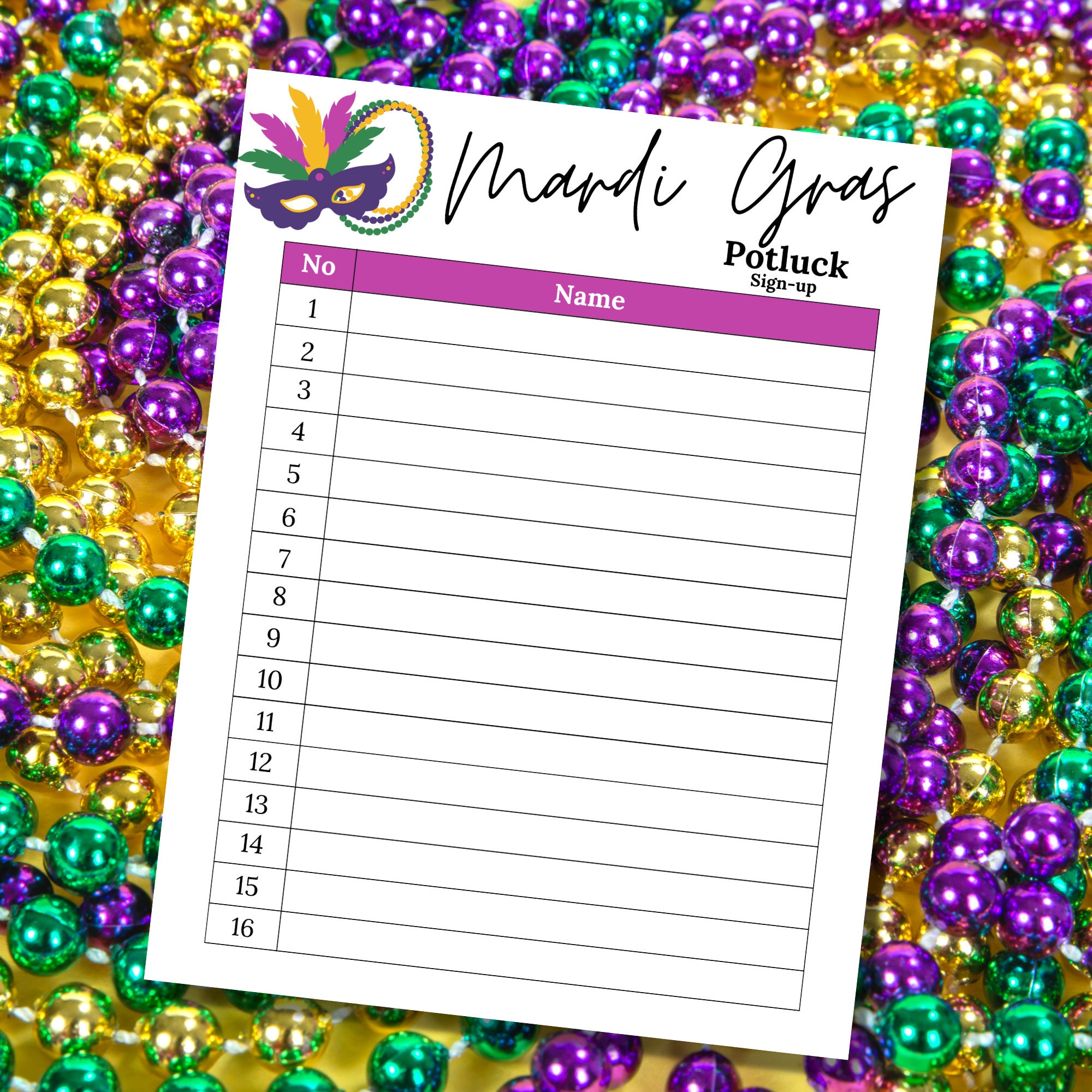 carnival mardi gras fact sheet
