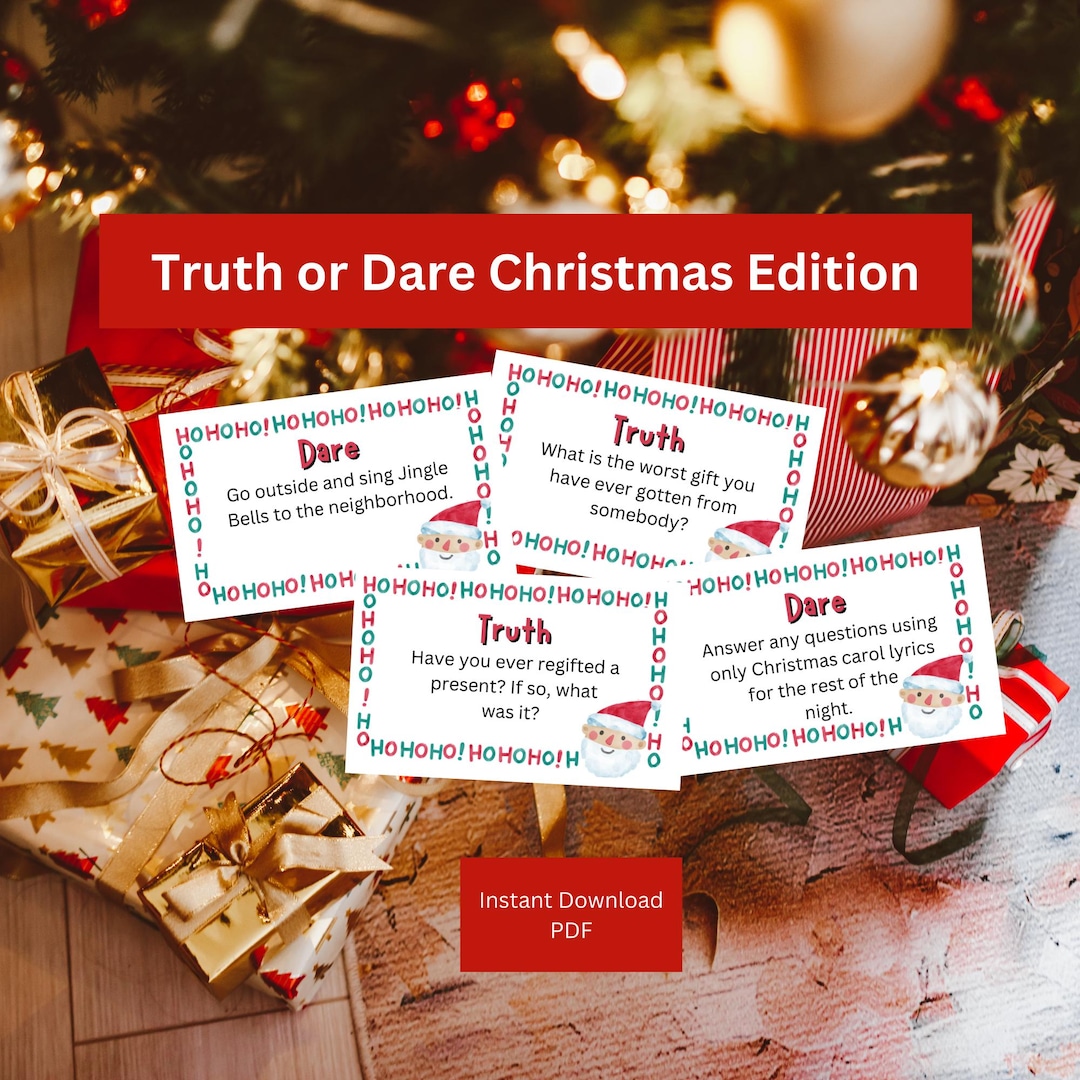 Truth or Dare Games | Truth of Dare Christmas Games | Christmas Games ...