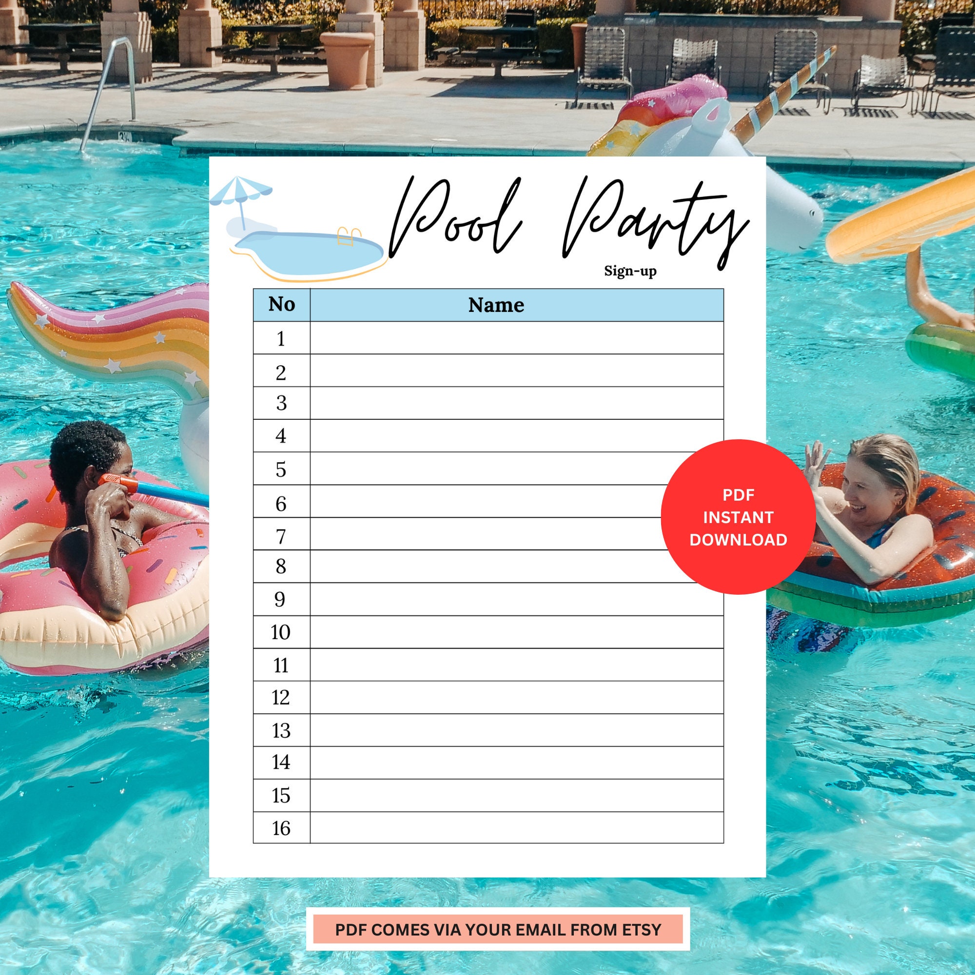 Pool party - How to plan a great party 1