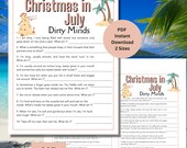 Dirty Minds Christmas Party Game | Dirty Minds Christmas in July Game | Christmas for Adults Games | Adult Party Games |Adult Christmas Game