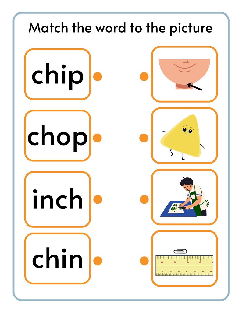 Phonics Worksheets Digraphs CVC Words Phonics Games Etsy