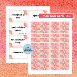 Mad Gab General | Family Games | Adult Games | Birthday Games | Summer ...