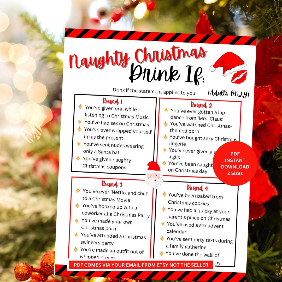 Naughty Christmas Drinking Games Christmas Drink If Christmas Games — free download