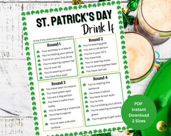 St. Patrick's Day Drink If | St. Patrick's Day Games | Family St. Patrick's Day Games | St. Patrick's Day Party Games | Party Games
