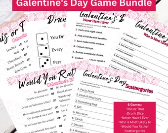 Ladies Night Galentine's Games Bundle | Ladies Night Galentines Games | Galentine's Games | Ladies Night Games | Adult Party Games
