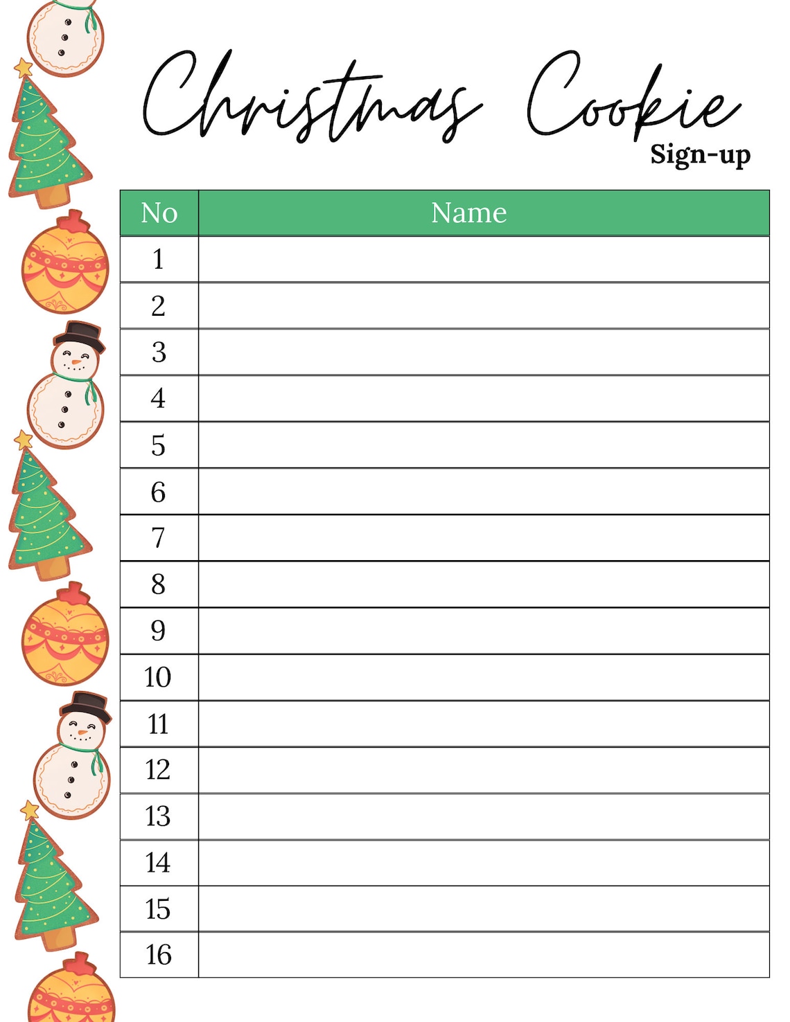 Christmas Cookie Sign up Sheet - Il 1140xN.4328042586 Oqbj 