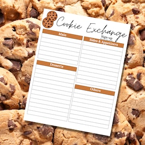 Cookie Exchange Sign up Sheet - Il 300x300.4502020981 P8z5 