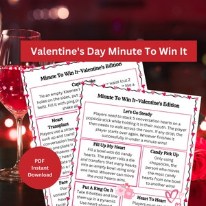 Minute To Win It Games | Minute To Win It Valentine&#39;s Day Games | Valentine&#39;s Day Games | Family Valentine&#39;s Day Games | Valentine&#39;s Day