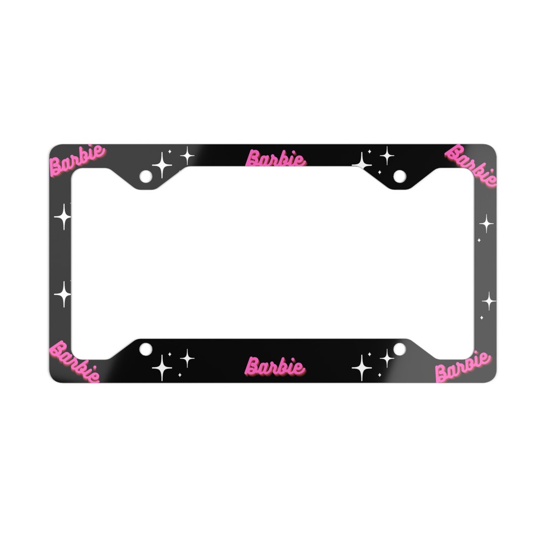 Barbie Metal License Plate Frame Barbie License Plate Frame - Etsy