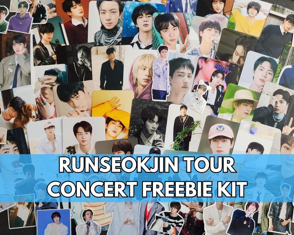 高級品市場 RUNSEOKJIN TOUR Concert Freebie Kit Small, Large BTS | Jin K-POP・アジア