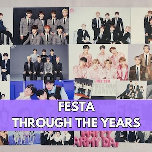 KPOP FESTA | Through the Years | Family Portrait | Grab Bag - namjoon - jin - yoongi - jhope - jimin - taehyung - jungkook