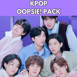 OOPSIE! KPOP Mystery Pack - Grab Bag - Misprint - Miscut - Freebies  - Bias - Stickers - Photocard - taehyung - jungkook - jimin - yoongi
