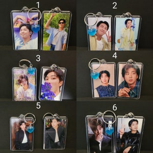 BTS Photocard Keychain, Double-sided, Army, Bias, Kpop - Etsy