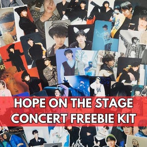 Kit de obsequios para conciertos HOPE on the STAGE, pequeño y grande, BTS, Hobi, Jhope y a granel