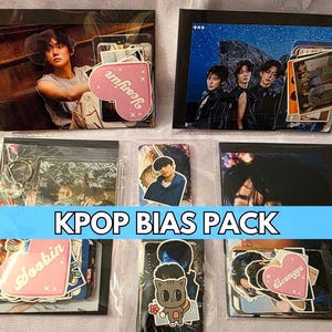 KPOP Bias Pack - Photocard, Sticker, Tiny, Small, Medium, Large, Giant, Grab Bag, Keychain soobin yeonjun beomgyu huening kai taehyun