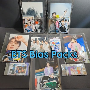 BTS Bias Pack - Tiny, Small, Medium, Large, Giant - Grab Bag with Keychain