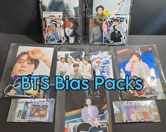 BTS Bias Pack - Tiny, Small, Medium, Large, Giant - Grab Bag with Keychain