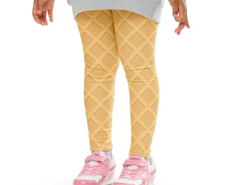 Waffle Cone Buttery Soft Kids Leggings