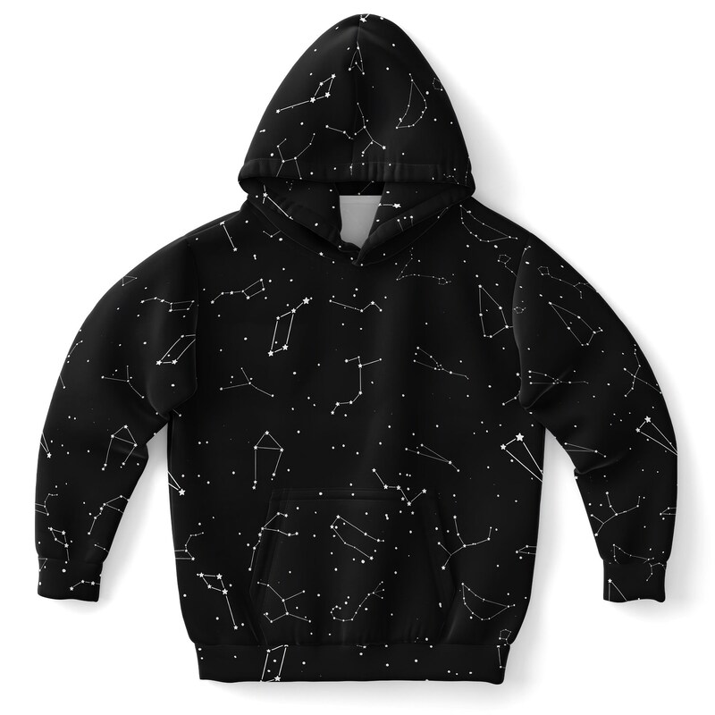 Red Cloud Galaxy Space Men's Zip Up Hoodie