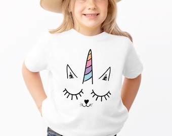 Girls Caticorn T-Shirt, Gift For Unicorn And Cat Lovers, Kittycorn Shirt