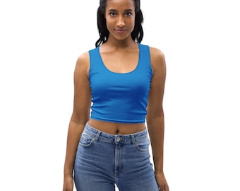 Hollister Y2K Womens Small Navy Blue V Neck Crop Top Empire