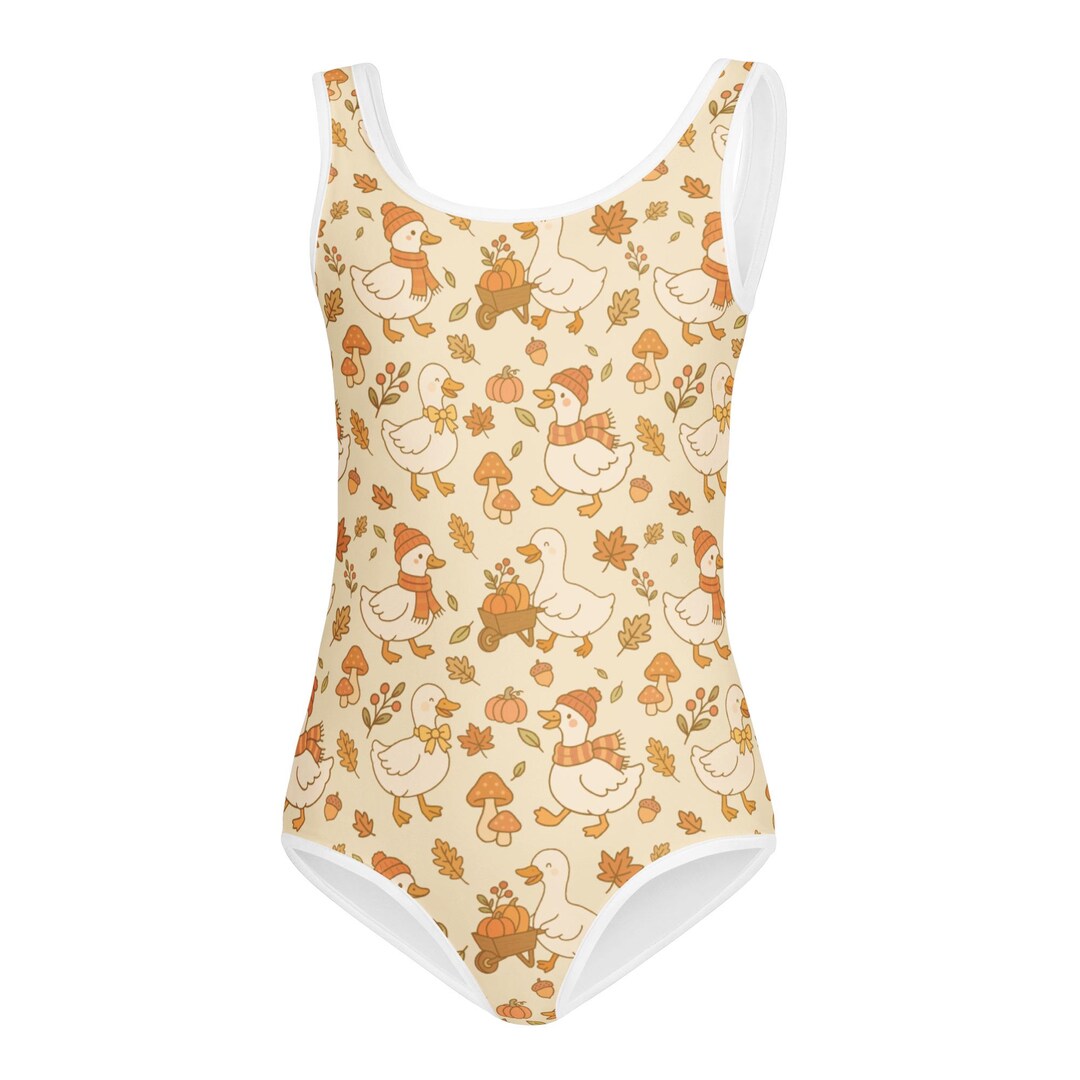 Lily in Autumn Ducks Leotard