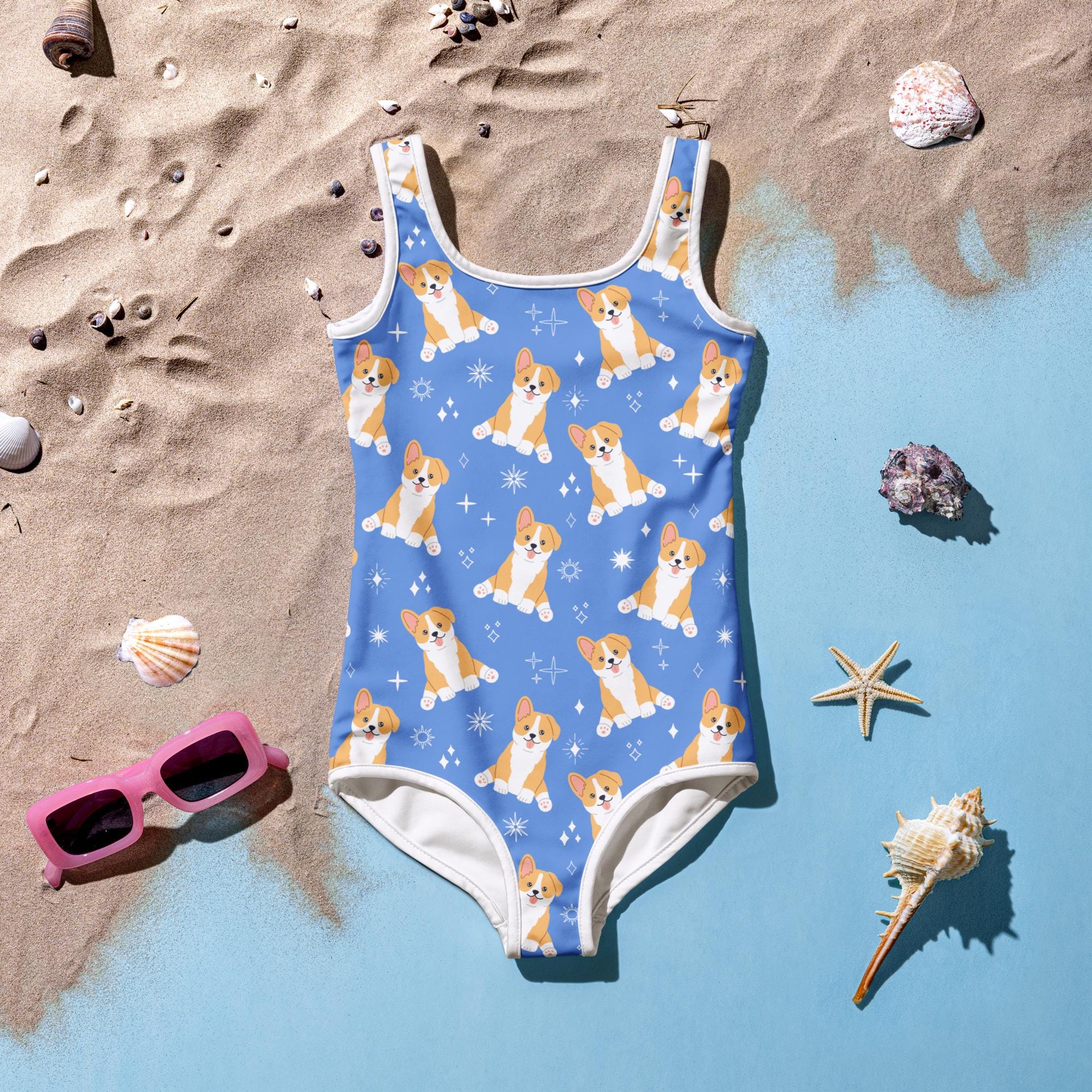 Corgi Swimsuit Etsy