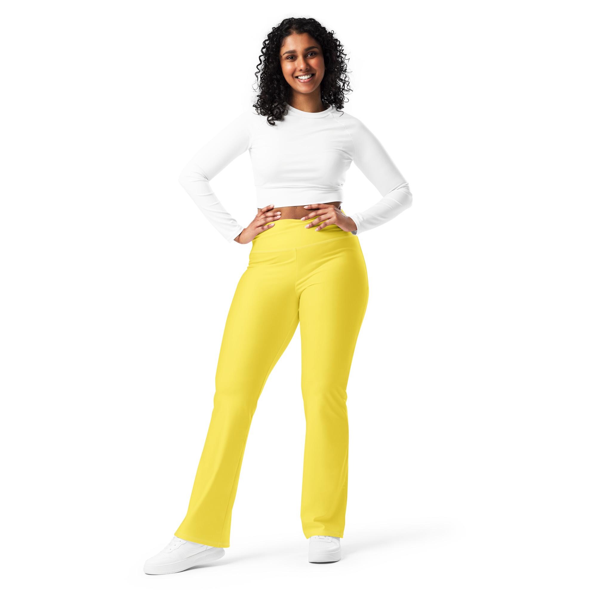 Yellow Flare Pants