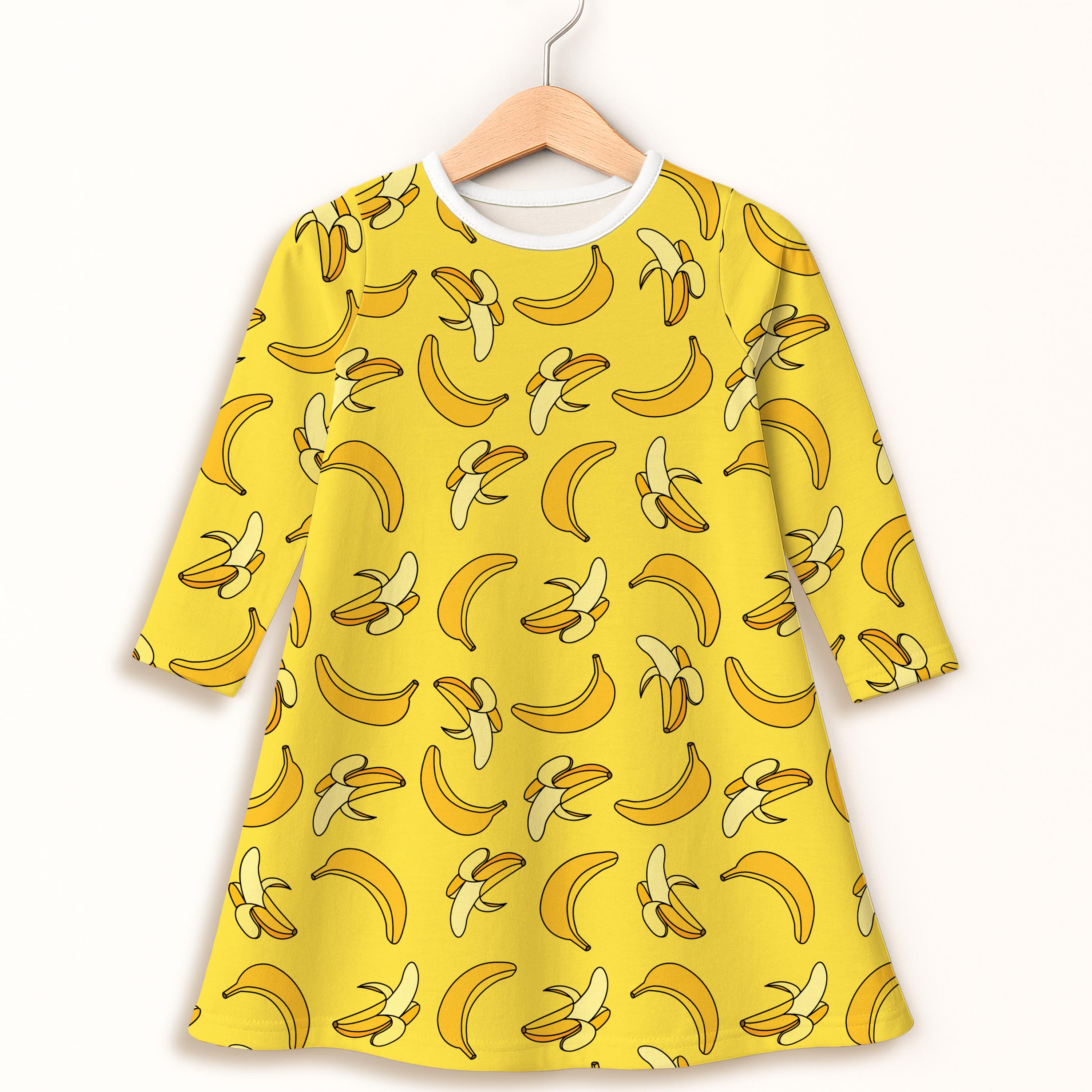 Toddler Banana Dress - Etsy Toddler Banana Dress - Etsy
