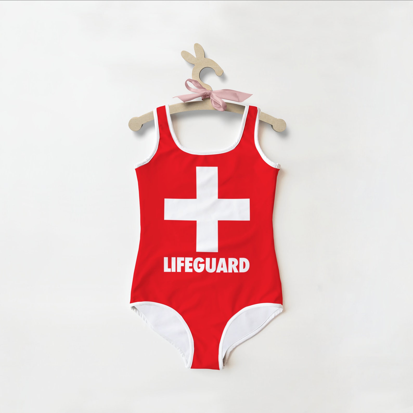 Girls Lifeguard Swimsuit UPF 50 UV Sun Protection Toddler Bathing Suit