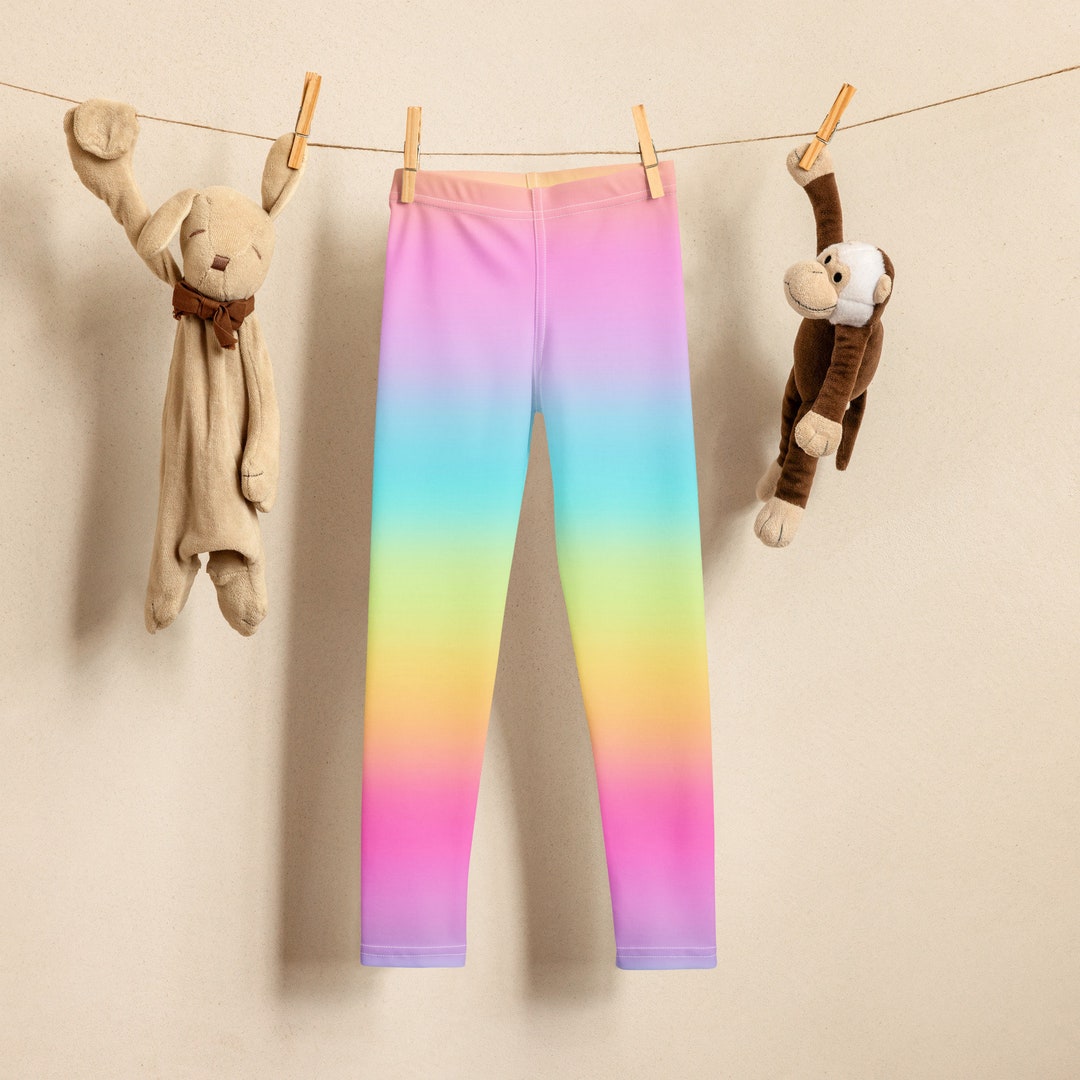 Girls Sunset Ombre Buttery Soft Leggings