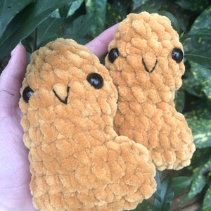 Chicken Nugget Plushie|Chicken Nugget|Crochet Nuggie|Crochet Chicken Nugget|