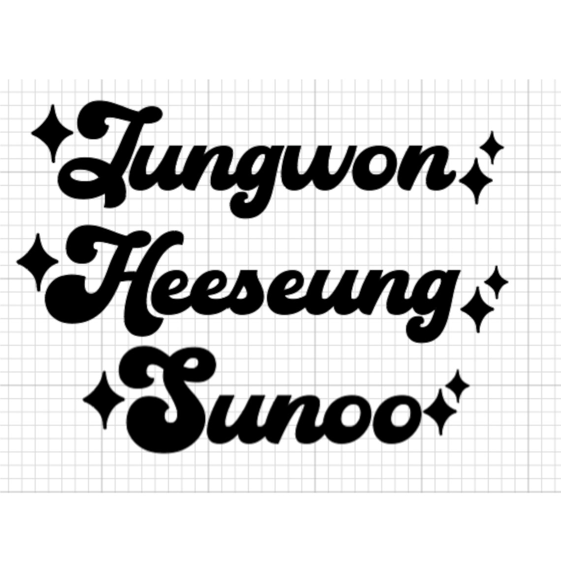 Enhypen Sticker Enhypen Decal Enhypen Lightstick Decor Etsy