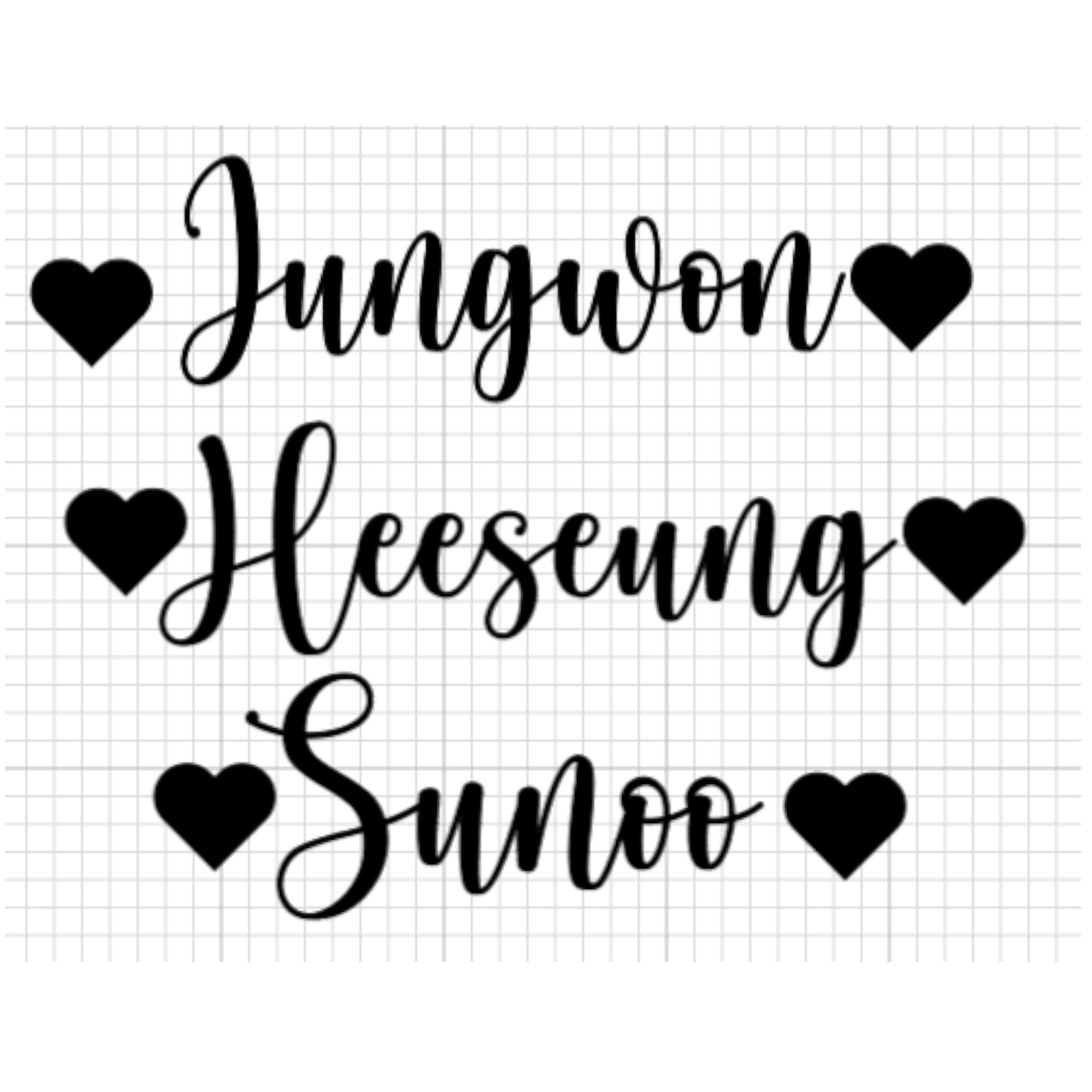 Enhypen Sticker Enhypen Decal Enhypen Lightstick Decor Etsy