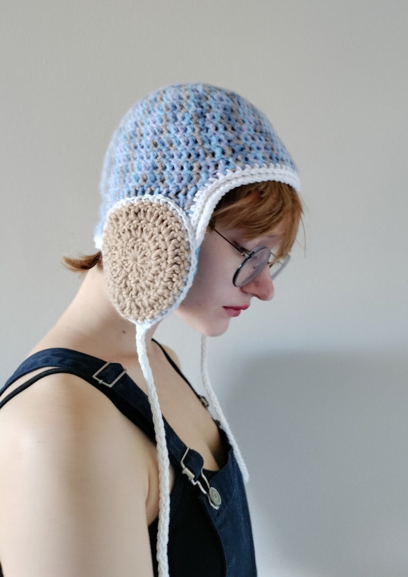 Winter Ear Flap Crochet Hat Pattern - Etsy
