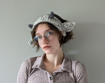 Mouton/Agneau/Chèvre Bandeau/Chapeau - Modèle Crochet