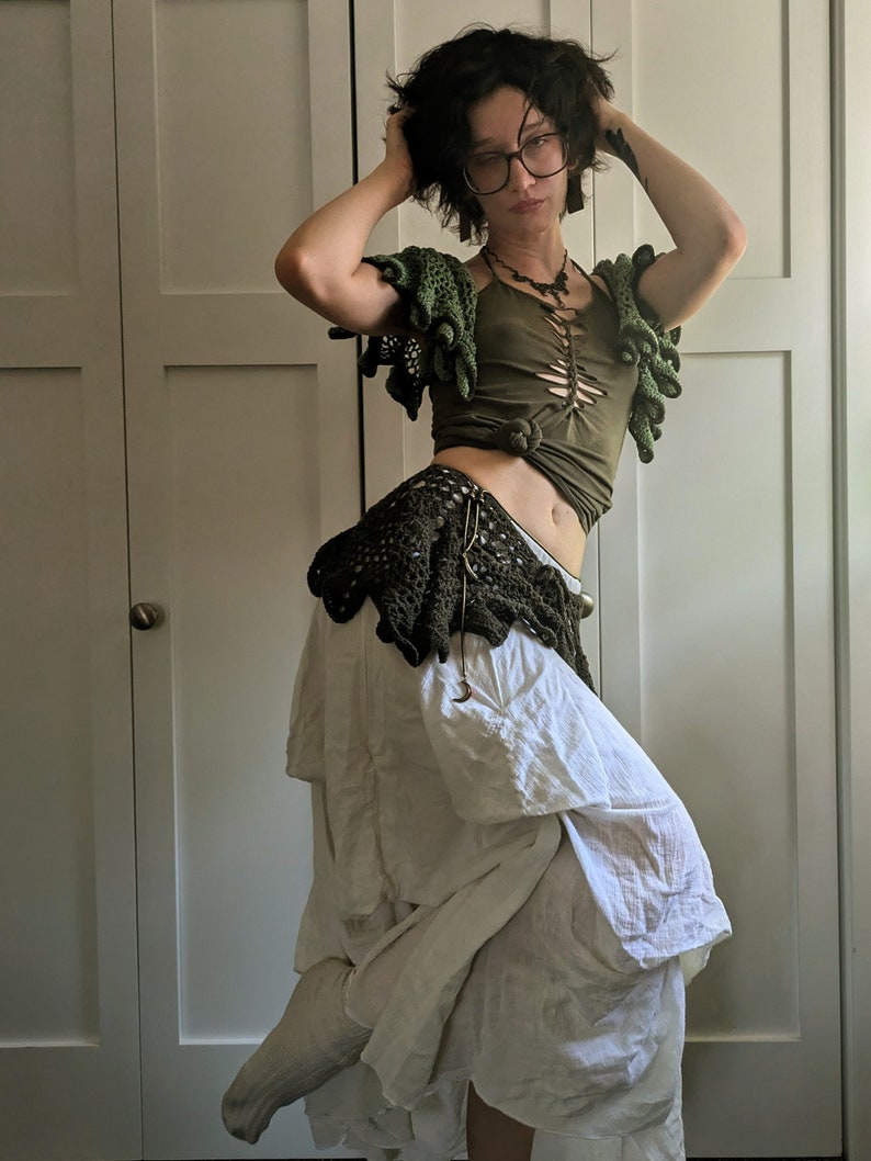 Overskirt/capelet Crochet Pattern - Etsy Australia