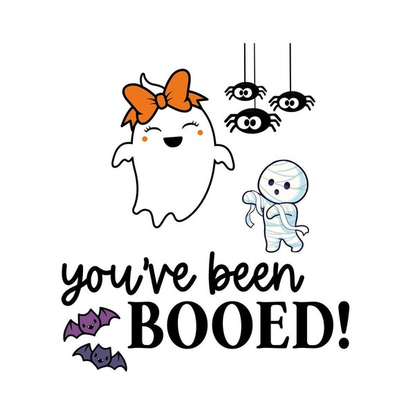 You've Been Booed! Digital Download Printable, You've Been Booed Kit, Neighborhood Tradition, Halloween Boo Kit, We've Been Booed