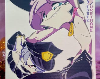 Panty & Stocking: Polyester and Polyurethene Fanart Print