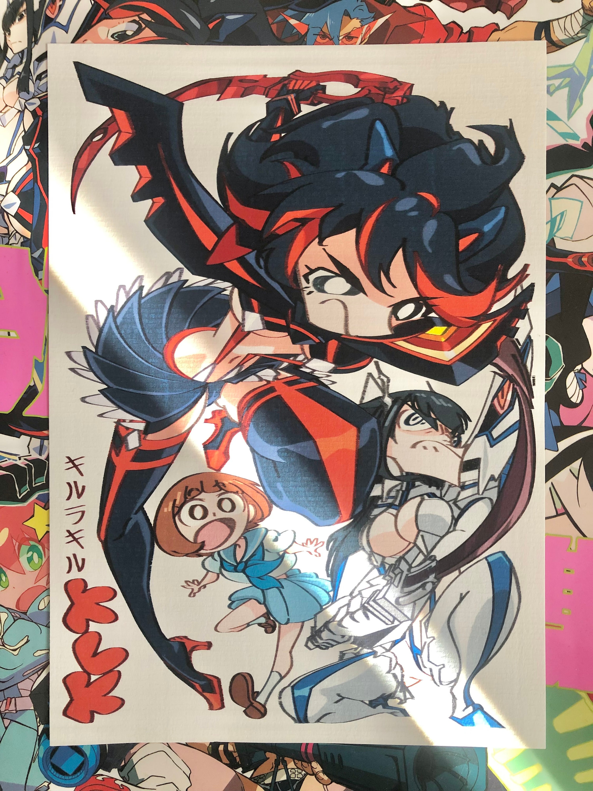 Kill La Kill (キルラキル) Print | Ryoko Satsuki Mako - Etsy