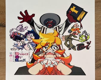 Panty & Stocking with Garterbelt - Scaring the Hos (パンティ＆ストッキングwithガーターベルト - スケアリング・ザー・ホーズ) Fanart Print