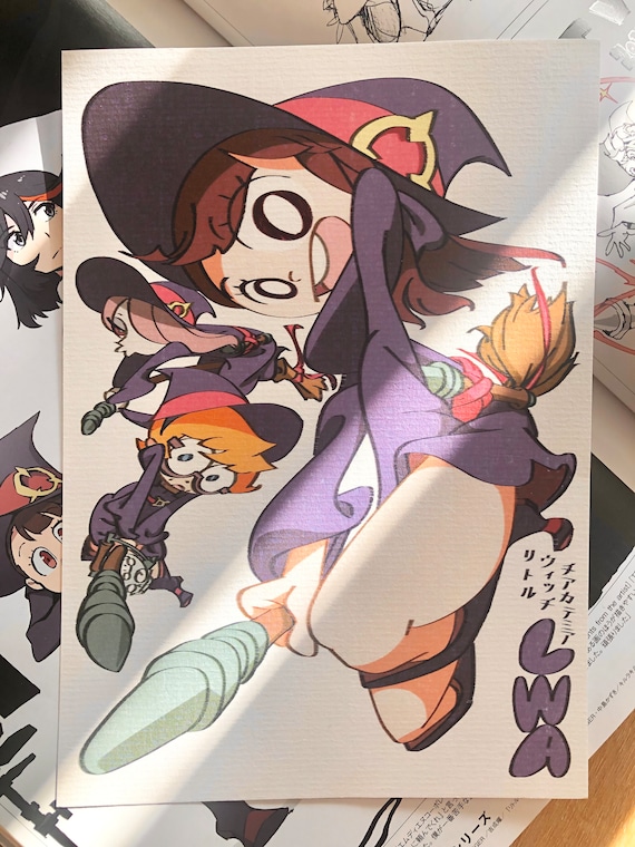 リトルウィッチアカデミア  CREATOR’S SKETCHBOOK  吉成曜 吉成曜 カラー複製イラスト「リトルウィッチアカデミア」