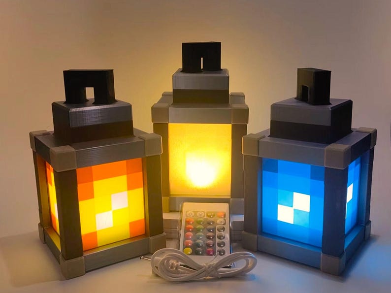 Pixelated Night Light