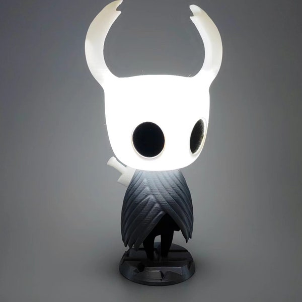 Figura Hollow_Knight Lámpara Hollow_Knight Impresa en 3D Tamaño super grande lámpara de mesa lámpara de escritorio