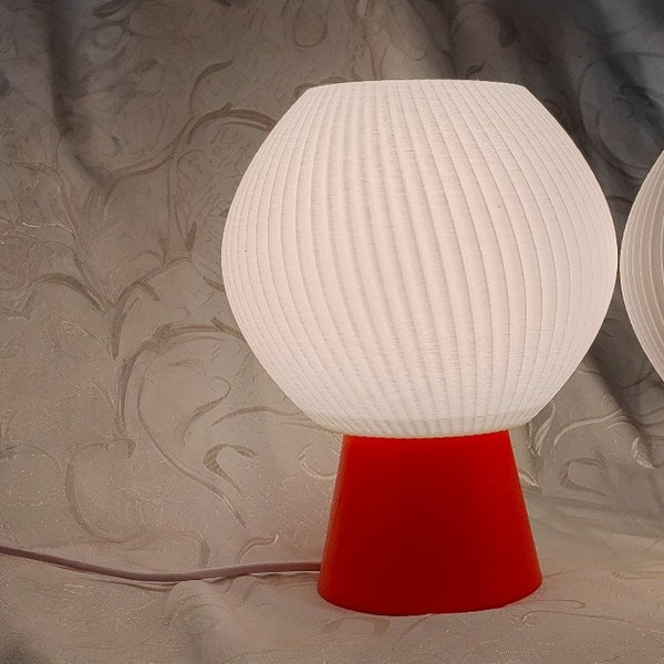 MUSHROOM Table Lamps - Mushroom Lamp - Desk Lamp - Mood Lamp - Home Office Decor - Housewarming Gift - 3d printed lamp -LED Bulb Inclued