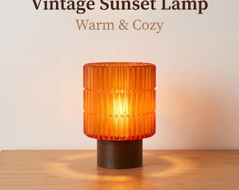 Vintage Sunset Table Lamp — Warm Ambient Light