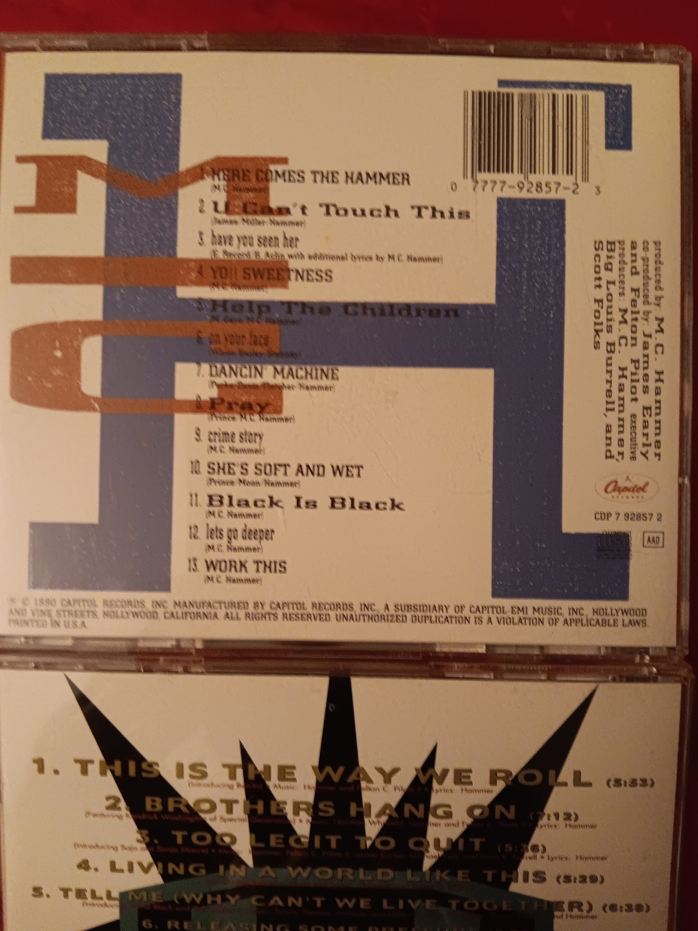 M.C. Hammer Collection Cds Please Hammer Don't Hurt 'em and Too
